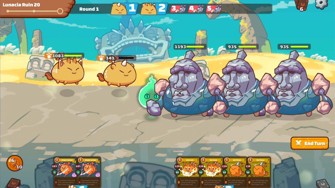 Screenshot of Round 3 in Lunacia Ruin 20